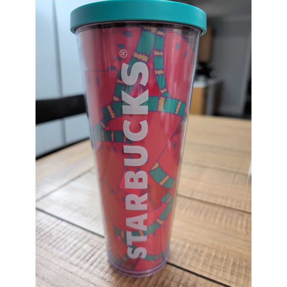 Starbucks Seasonal Watermelon Graphic Cold Cup 24 oz - NO STRAW